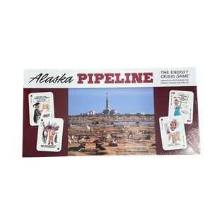 Alaska Pipeline The Energy Crisis Board Game Sealed 90s Educational Homeschool